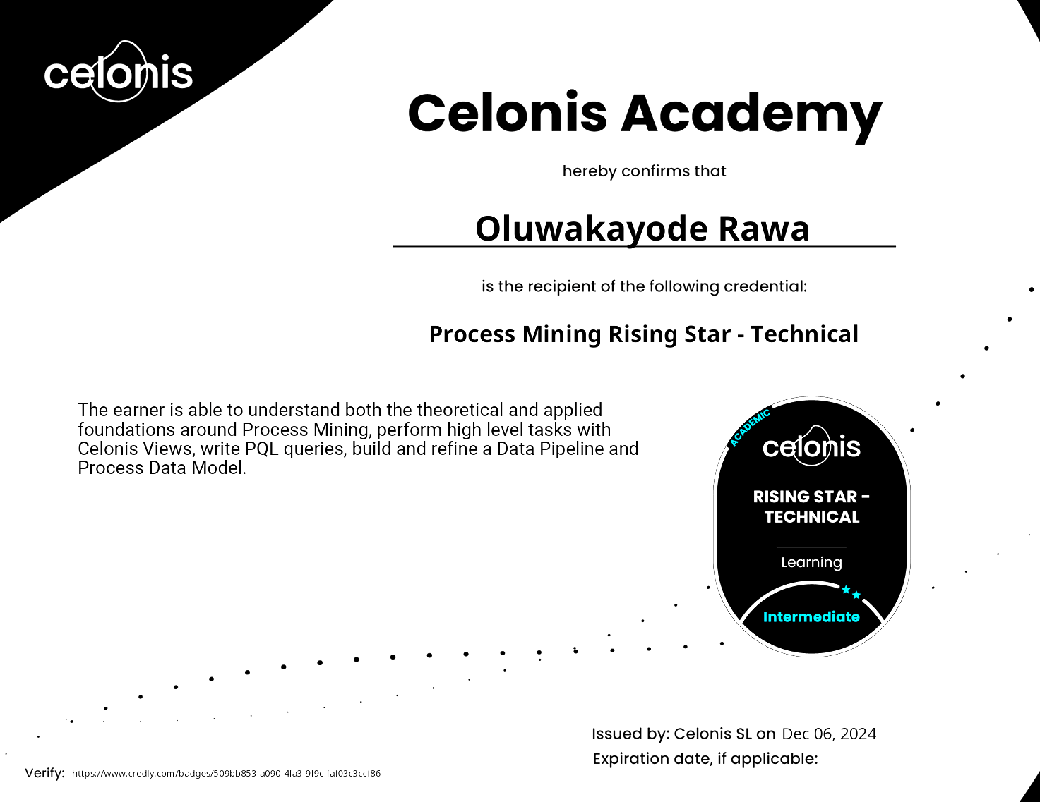 Celonis Rising Star Technical
